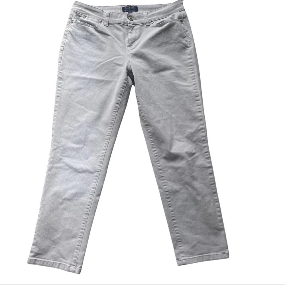 Talbots “simply flattering” 5 pocket jean - light gray size 8P